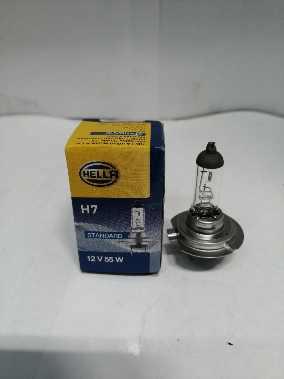Купить запчасть HELLA - 8GH007157121 Лампа H7 12V 55W STANDART