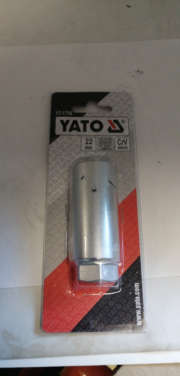 Купить запчасть YATO - YT1754 Головка торцевая для лямбда-зонда, 22 мм, с прорезью