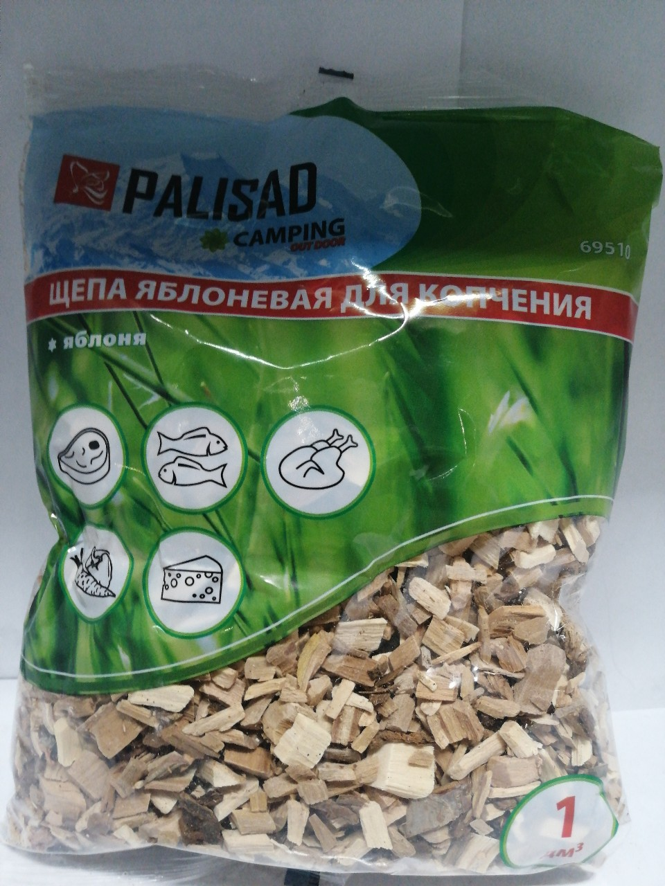 Купить запчасть PALISAD - 69510 Щепа яблоневая для копчения, Россия Camping// Palisad