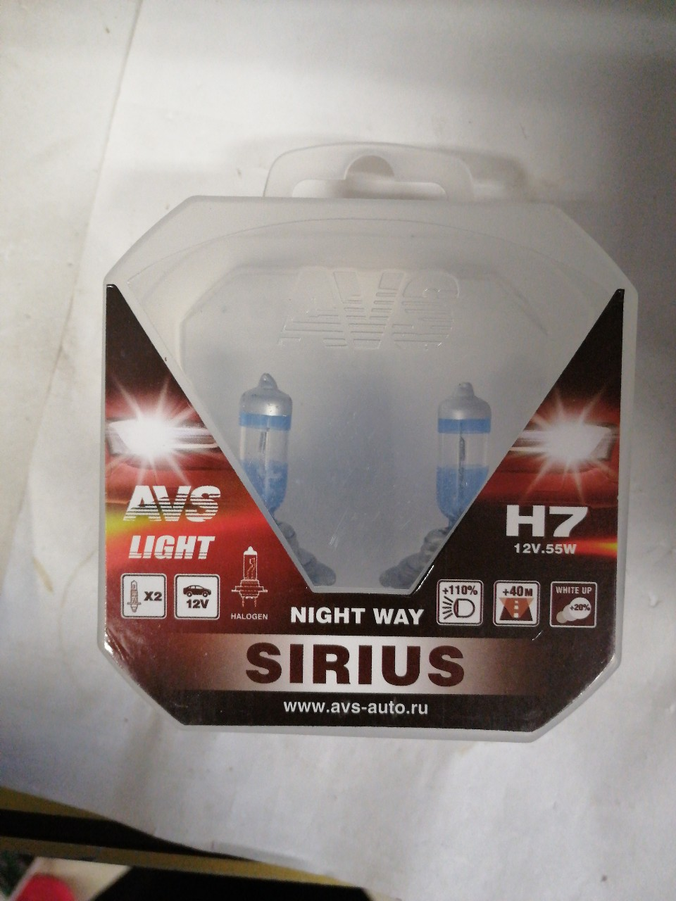 Купить запчасть AVS INDUSTRIAL CO - A78950S Лампа галогенная H7 12В 55 Вт PX26d кт.2шт. AVS SIRIUS/NIGHT WAY/ PB