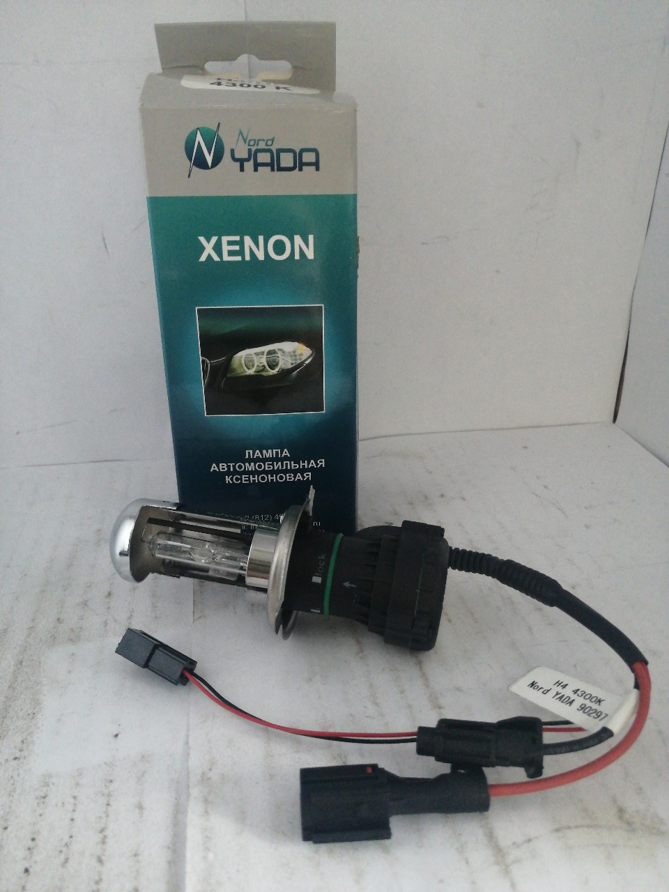 Купить запчасть NORD YADA - 902971 Лампа ксенон H4 4300K (биксенон) KET 9-32V 35W (YADA)