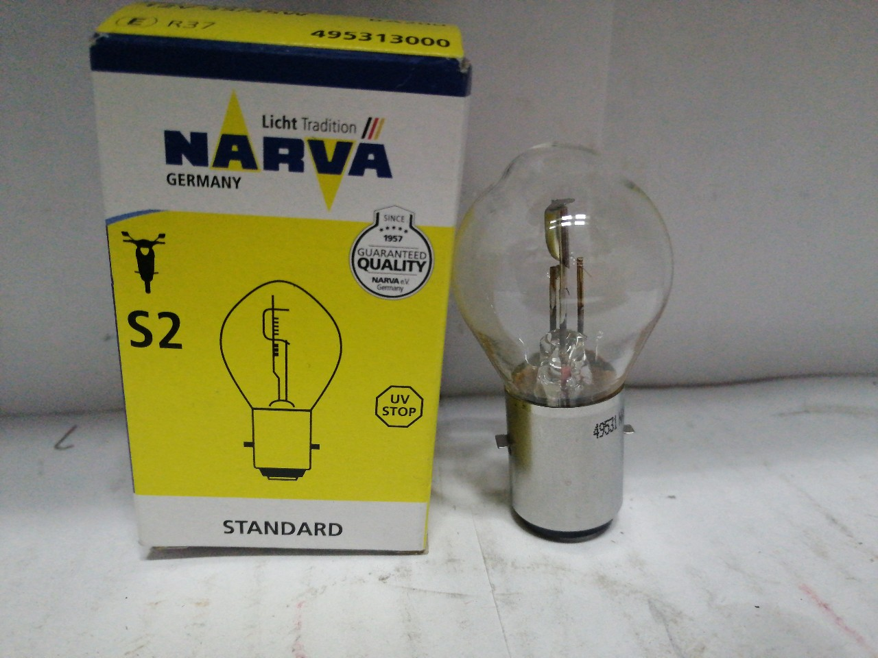 Купить запчасть NARVA - 495313000 Лампа 12V S2 35/35W BA20d