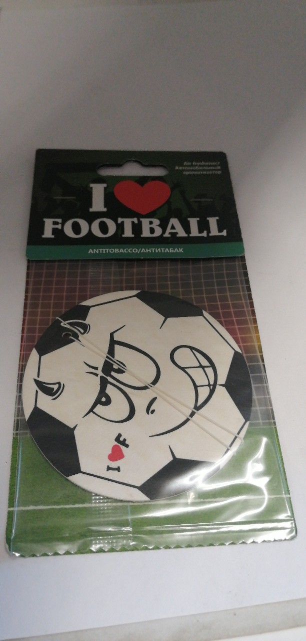 Купить запчасть AZARD - AR1FB040 Ароматизатор картонный "Freshco I love Football" Антитабак AR1FB040