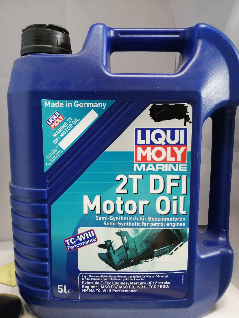 Купить запчасть LIQUI MOLY - 25063 LiquiMoly Синт. мот.масло д/водн.техн. Marine 2T DFI Motor Oil (5л)