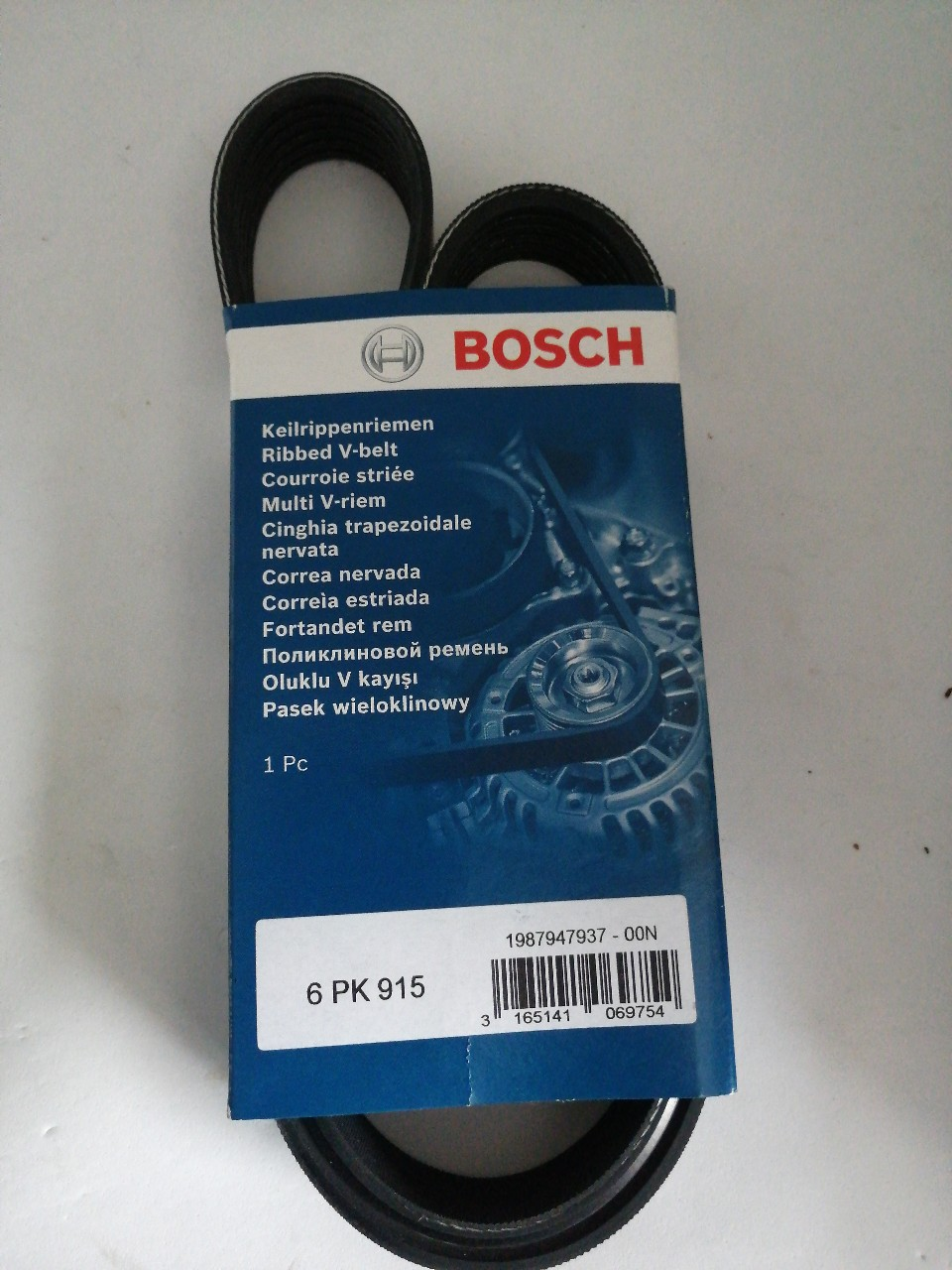 Купить запчасть BOSCH - 1987947937 Ремень 6PK915 Jumper/Ducato/Boxer 2.5D-2.8TDi 94-02/Fiesta/Escort 1.4i-1.8i 93-99/Auris/Avensis/RAV4
