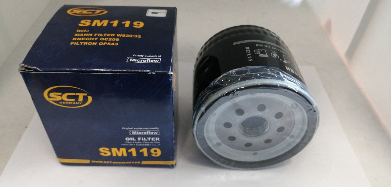 Купить запчасть SCT - SM119 SCT SM 119 Масляный фильтр SM119