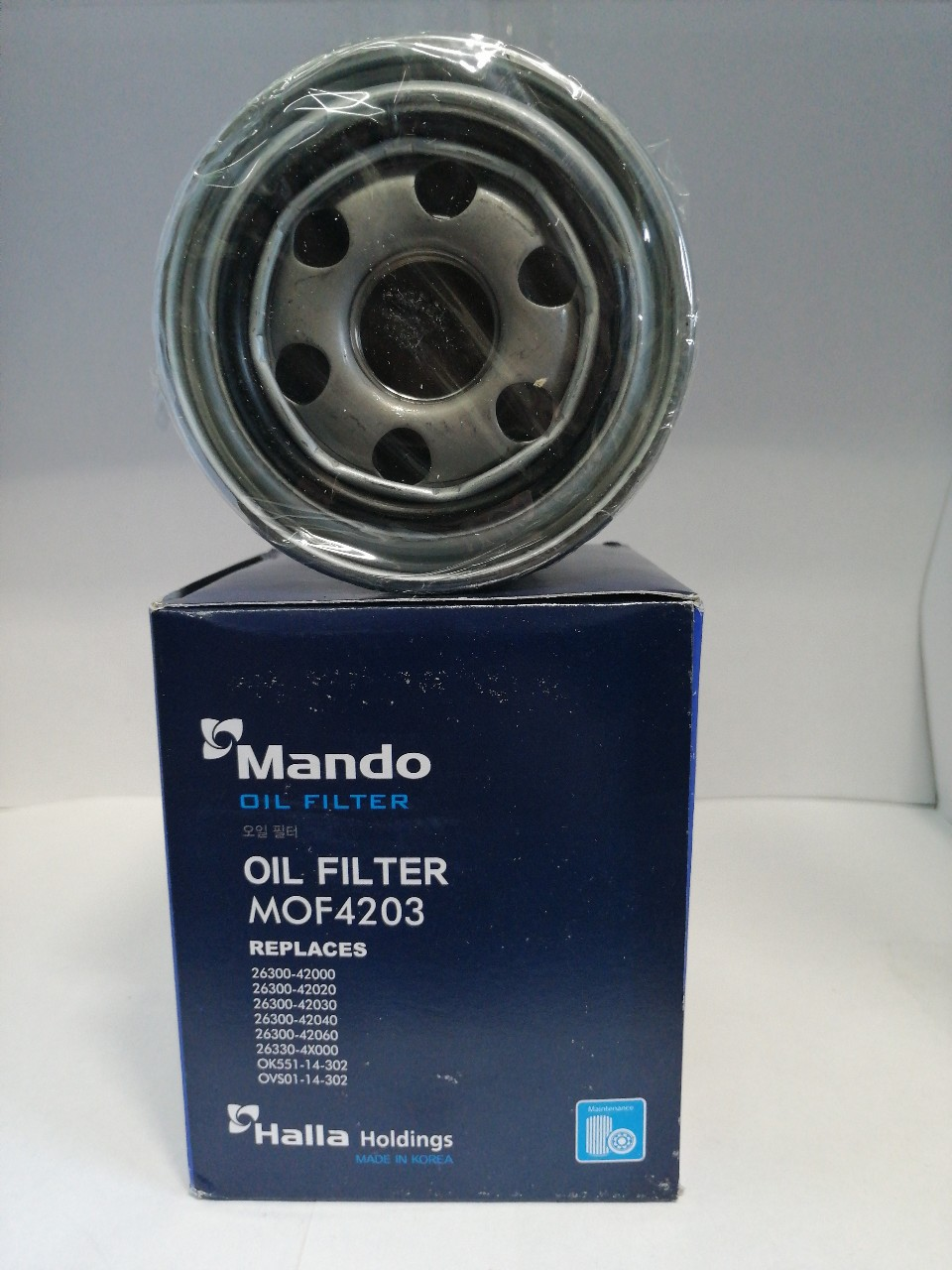 Купить запчасть MANDO - MOF4203 Фильтр масляный MOF4203