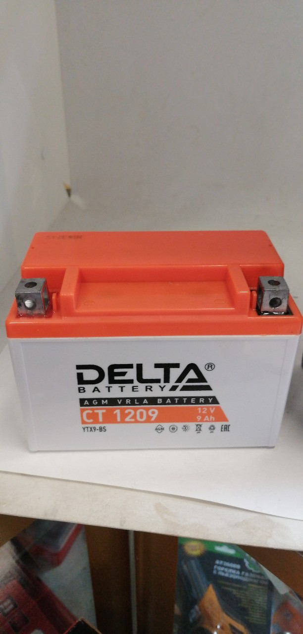 Купить запчасть DELTA - CT1209 DELTA BATTERY CT 1209 DELTA Battery CT 1209 Аккумулятор DELTA Battery AGM 9 А/ч прямая L+ 150x86x108