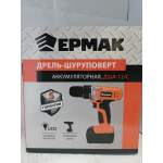 Купить Ермак 646212 Дрель-шуруповерт аккум. ДША-12С, 12В 1,2А*ч, 0-550об/мин, 10 Нм ЕРМАК