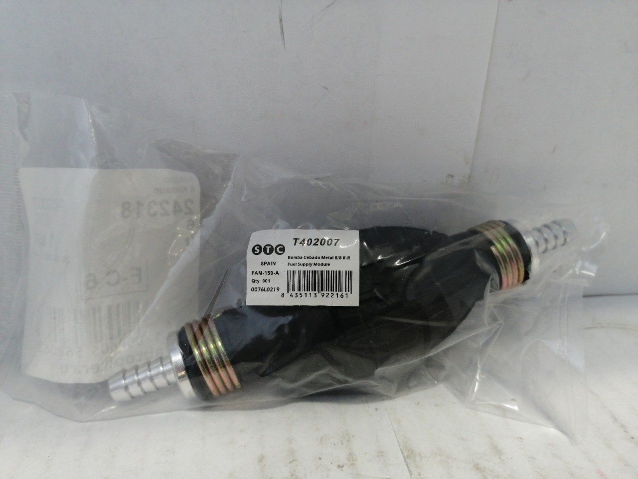 Купить запчасть STC - T402007 T402007 Насос подкачки ручной - "груша" 8mm/8mm