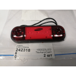 Купить ТехАвтоСвет 160023LED Фонарь контурный унив-й 160 красный; 3LED с прокладкой; 12-24В (SAMSUNG) (ТАС) 160-02-3LED