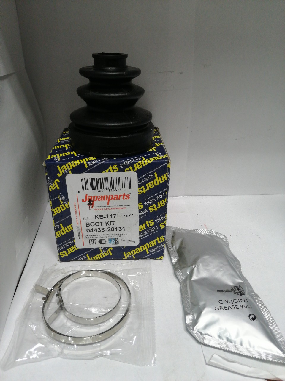 Купить запчасть JAPANPARTS - KB117 Пыльник приводн.вала Toyota Camry 2.0-3.0 86-96/Carina E 1.6-2.0 D/TD/GLI 92-96/II 1.6-2.0 D/GLI 87-
