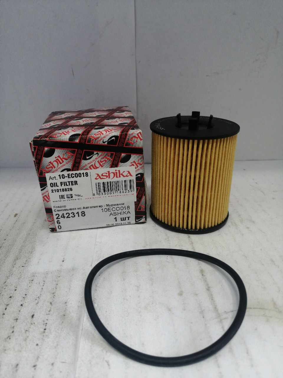 Купить запчасть ASHIKA - 10ECO018 Фильтр масляный OPEL ASTRA F,G/CORSA A,B/KADETT E/OMEGA A,B/SIGNUM/SINTRA/TIGRA/VECTRA A,B/ZAFIRA 5