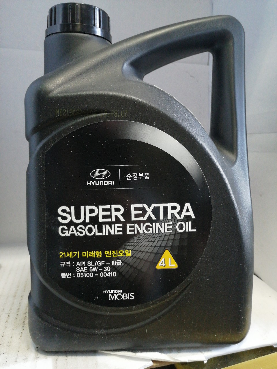 Купить запчасть HYUNDAI-KIA - 0510000410 Масло моторное полусинтетическое HYUNDAI "Super Extra Gasoline 5W-30", 4л / 05100-00410 {HYUNDAI}