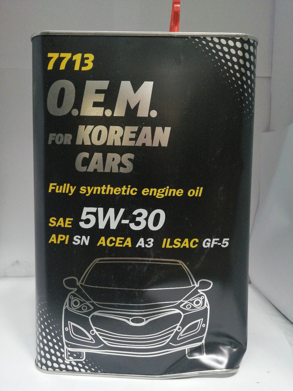 Купить запчасть MANNOL - 4034 Масло моторное синтетическое MANNOL O.E.M. for HYUNDAI KIA (7713) SAE 5w30 API SN/GF-5 4л ...