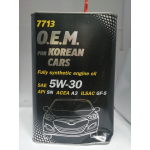 Купить MANNOL 4034 Масло моторное синтетическое MANNOL O.E.M. for HYUNDAI KIA (7713) SAE 5w30 API SN/GF-5 4л ...
