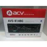 Купить ACV AVS814BG ACV Проигрыватель AVS-814BG 4х50w, MP3/USB/AUX/SD/FM, Bluetooth, зеленая подсветка, без привода
