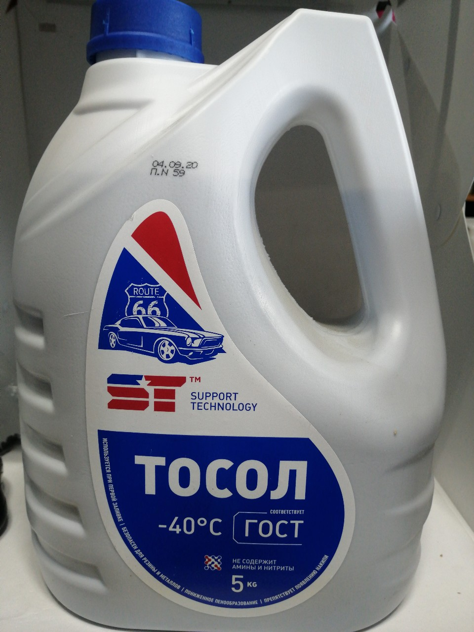 Купить запчасть ST - ST0108 Охлаждающая жидкость Тосол (-40C) ST, 5 кг