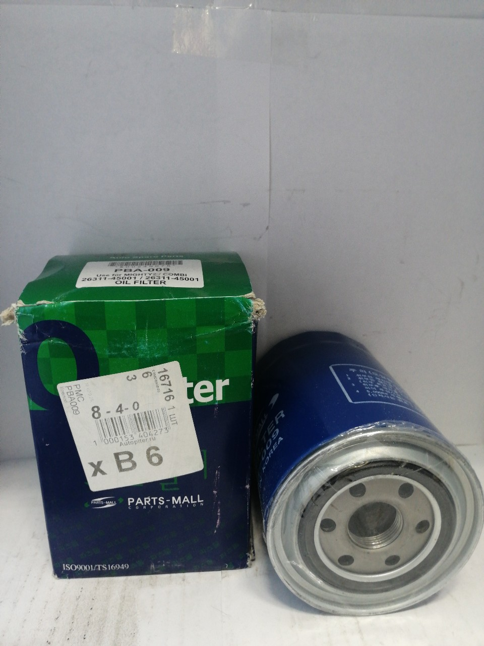 Купить запчасть PMC - PBA009 Фильтр масляный HYUNDAI COUNTY, HD65, KIA MIGHTY, K3600, MITSUBISHI PAJERO, CHALLENGER