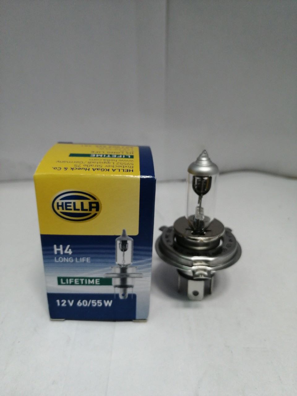 Купить запчасть HELLA - 8GJ002525481 Лампа H4 12V 60/55W LONG LIFE 8GJ002525-481