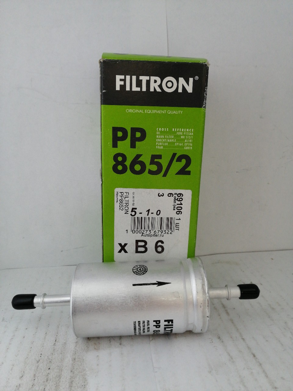 Купить запчасть FILTRON - PP8652 Фильтр топливный FORD Focus I (Filtron) PP865/2
