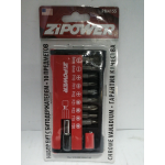 Купить Zipower PM4155 Набор бит с битодержателем, 10 предметов, Cr-V сталь, ZIPOWER, PM4155